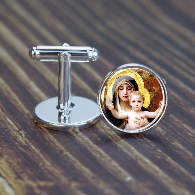 Christian Bible Quote Cufflinks Religious Symbolism Cufflink Sets Lord's Guidance