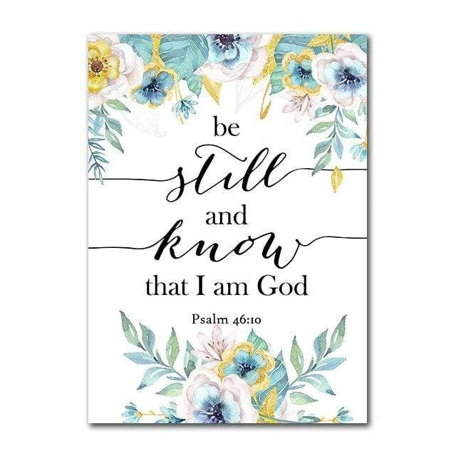Be Still And Know That I Am God Wall Art | Lord's Guidance