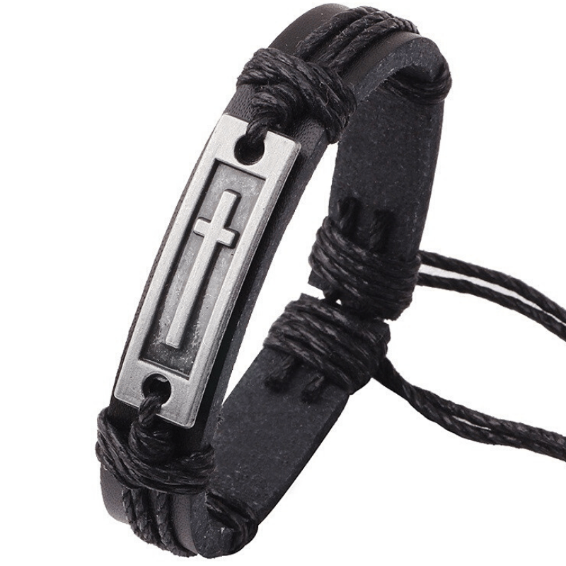Leather Cross Bracelet | lord's Guidance | Lord's Guidance Leather Cross Bracelet | lord's Guidance | Lord's Guidance