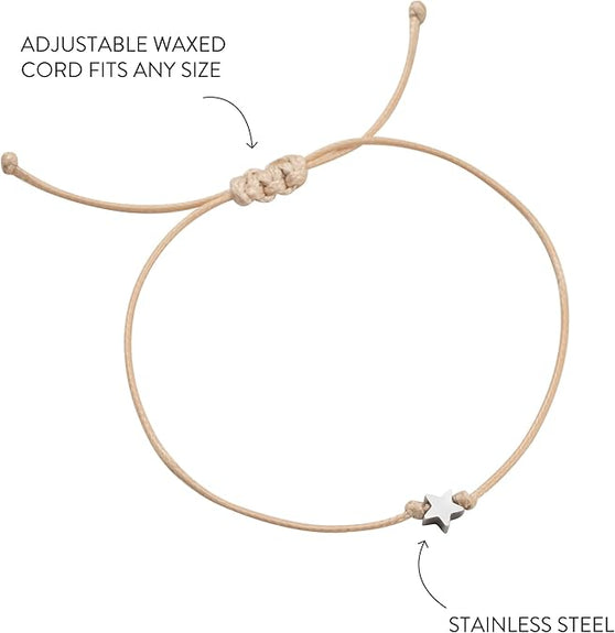 Life Is Tough But So Are You Christian Charm Bracelet With Star | Joshua 1:9