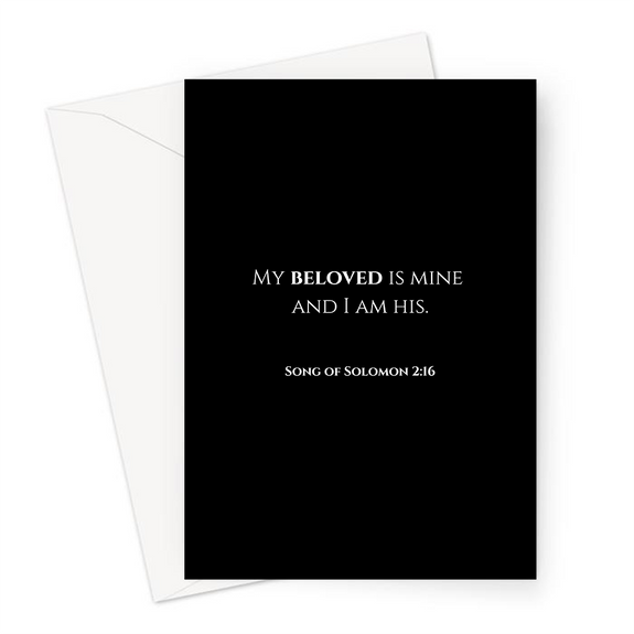 Song of Solomon 2:16 Greeting Card