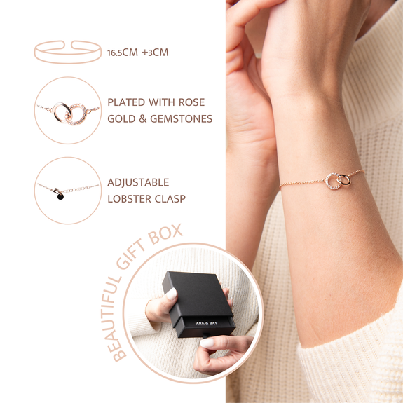 Mommy And Me Double Circle Bracelet | Ezekiel 16:44