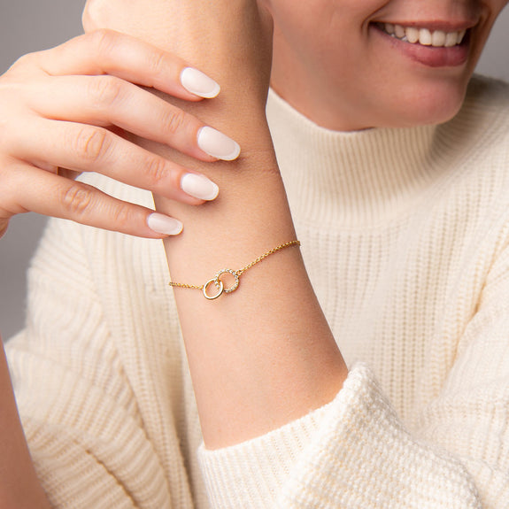 You're Amazing Double Circle Bracelet | Proverbs 3:15