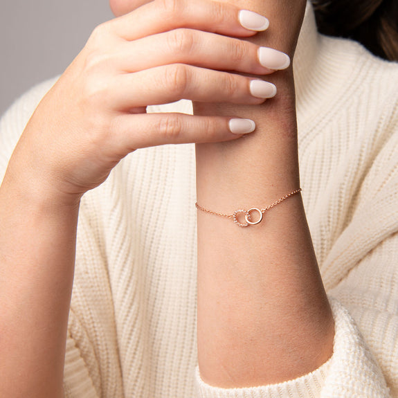 Mommy And Me Double Circle Bracelet | Ezekiel 16:44
