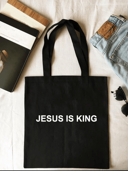Christian Faith Quotes Tote Bags