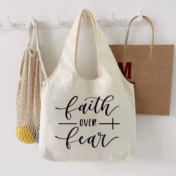 Christian Quotes Canvas Tote Bags