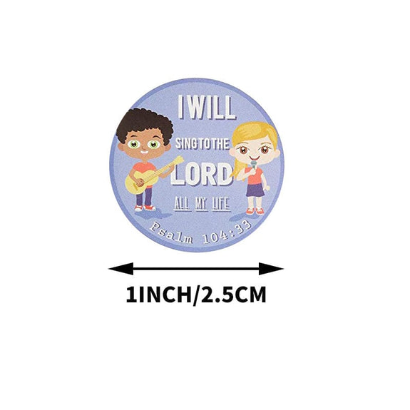 Bible Quote Stickers for Children