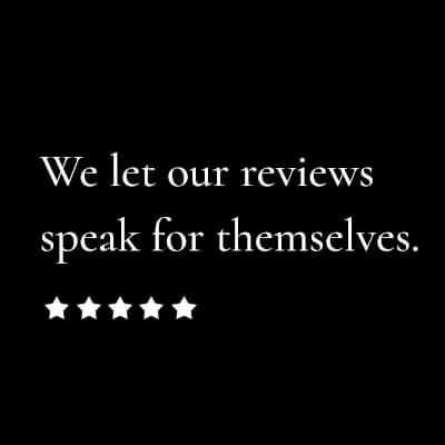 We let our reviews speak for themselves - review card