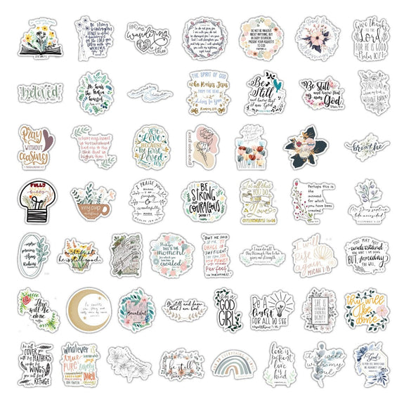 Bible Quote Stickers: 100 Pieces