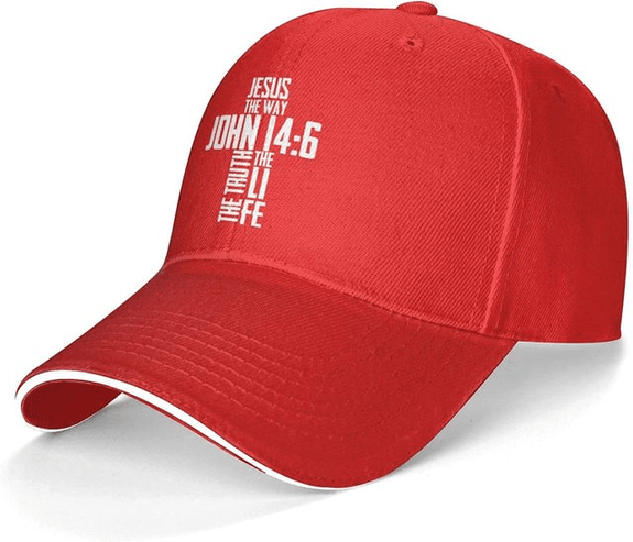 John 14:6 Bible Verse Baseball Cap