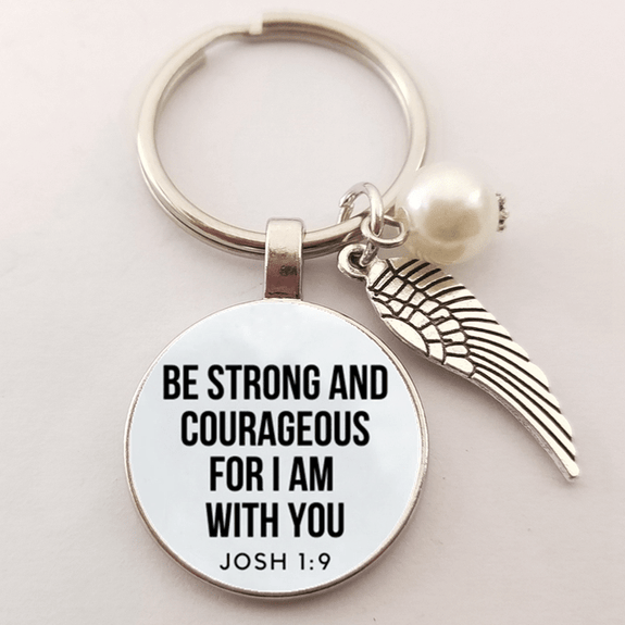 Christian Bible Verse Keyrings | Religious Faith Quotes Key Rings ...