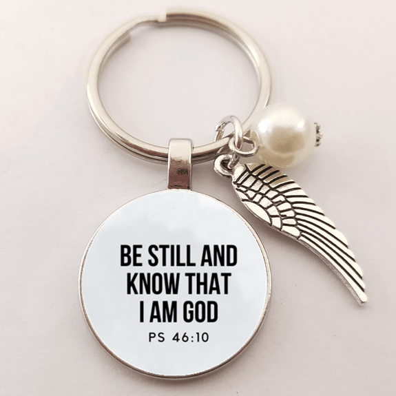 Christian Bible Verse Keyrings | Religious Faith Quotes Key Rings ...