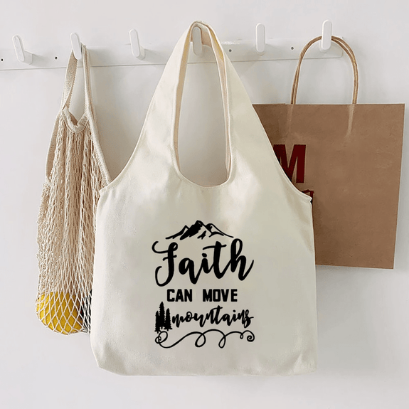 Christian Quotes Canvas Tote Bags