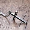 necklace cross stainless steel