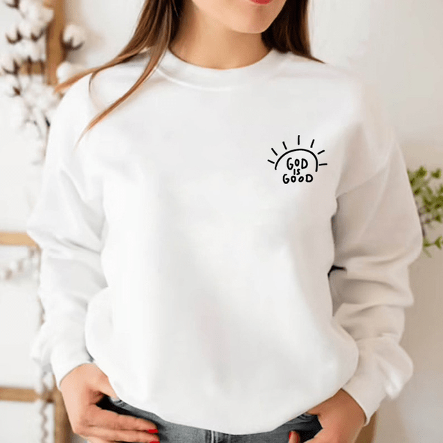 'God is Good' Christian Graphic Sweatshirt