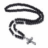 beaded crucifix necklace