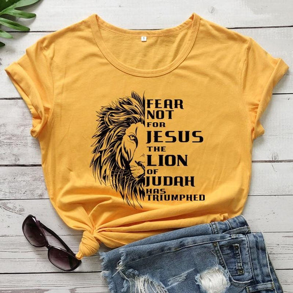 lion-of-judah-christian-shirt yellow