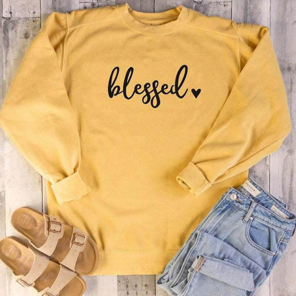 blessed-crewneck-sweatshirt-yellow