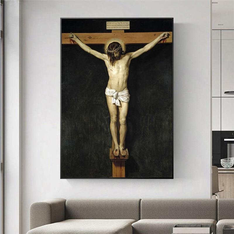jesus on cross art