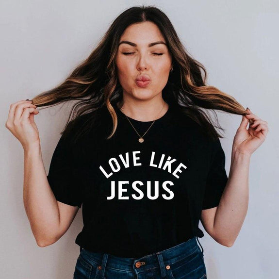 womens love-like-jesus-shirt