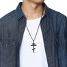 mens orthodox cross necklace christian