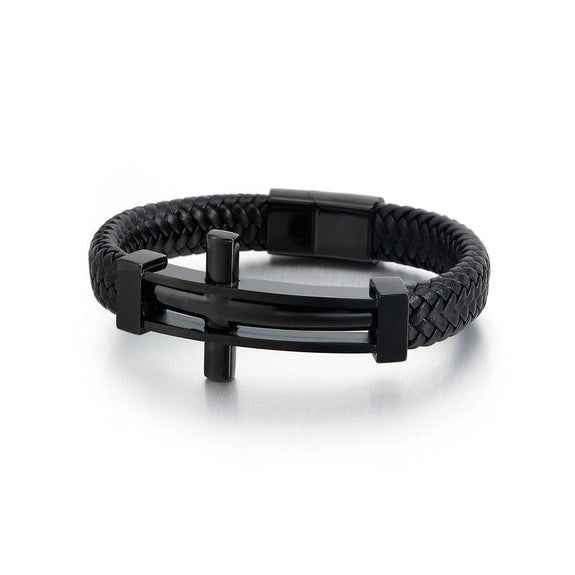 Men's Cross Bracelet  Modern Design