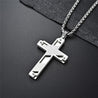 padre nuestro necklace with cross