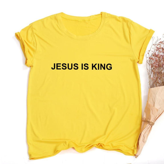jesus is king yellow shirt