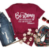 be strong and courageous shirt for women