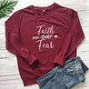 christian clothing faith over fear