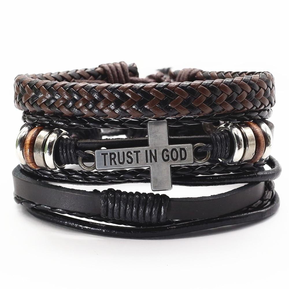 trust in god bracelet
