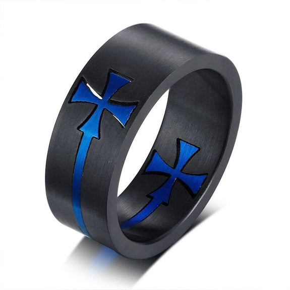 christian blue ring 