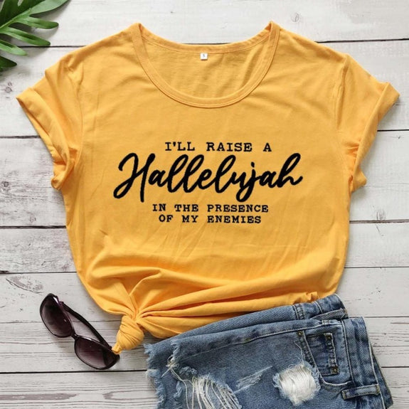 christian t-shirt-hallelujah