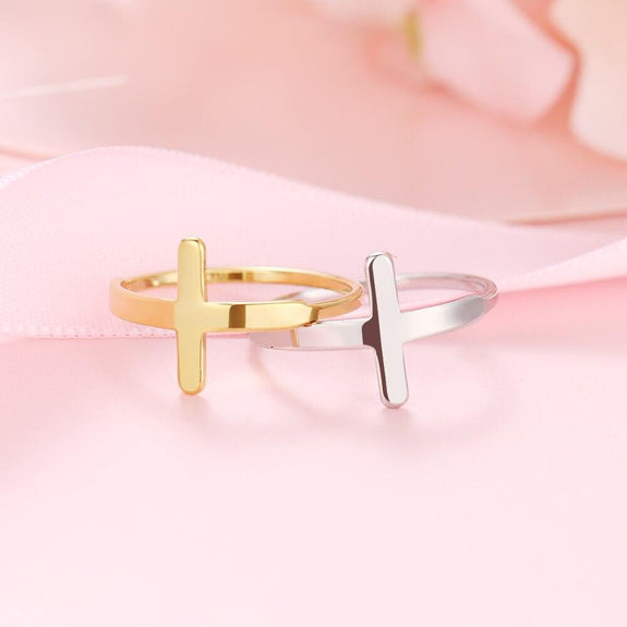 christian cross rings for girls