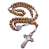 crucifix necklace wooden inri