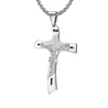 crucifix chain mens steel
