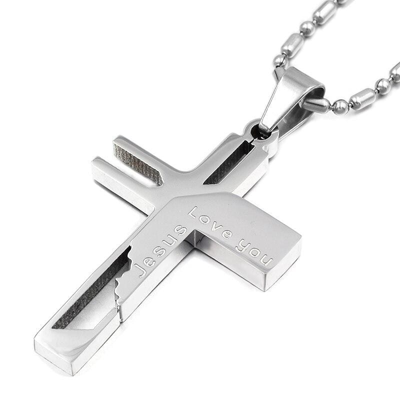 jesus-loves-you-necklace steel