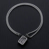 holy cross pendant steel