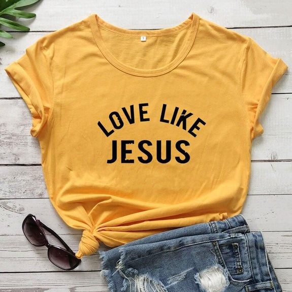 love-like-jesus-tee-shirt-yellow