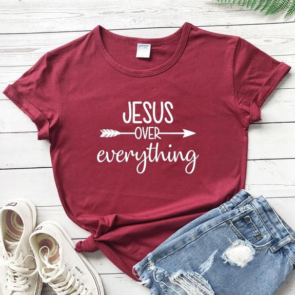 jesus-over-everything-shirt-burgundy