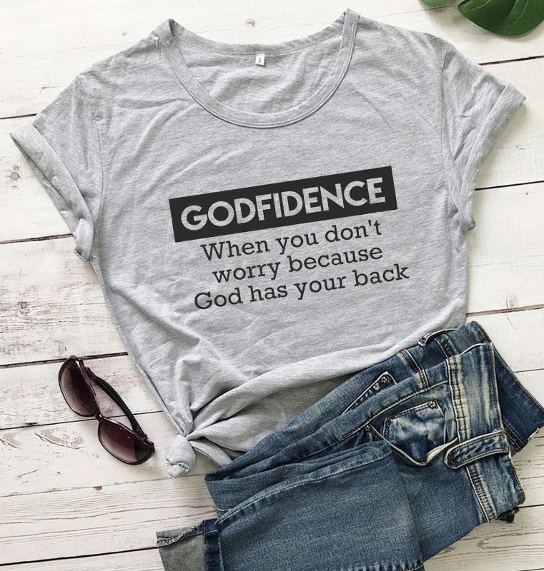 godfidence shirt christian lady
