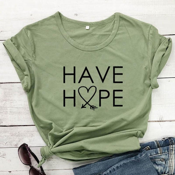 have-hope-shirt olive