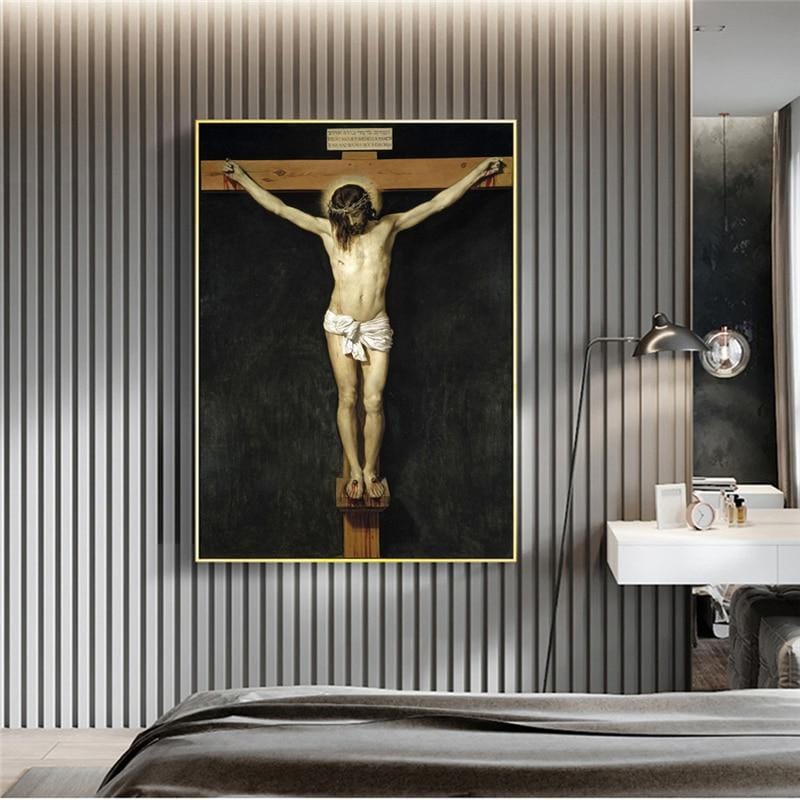 jesus painting crucifixion