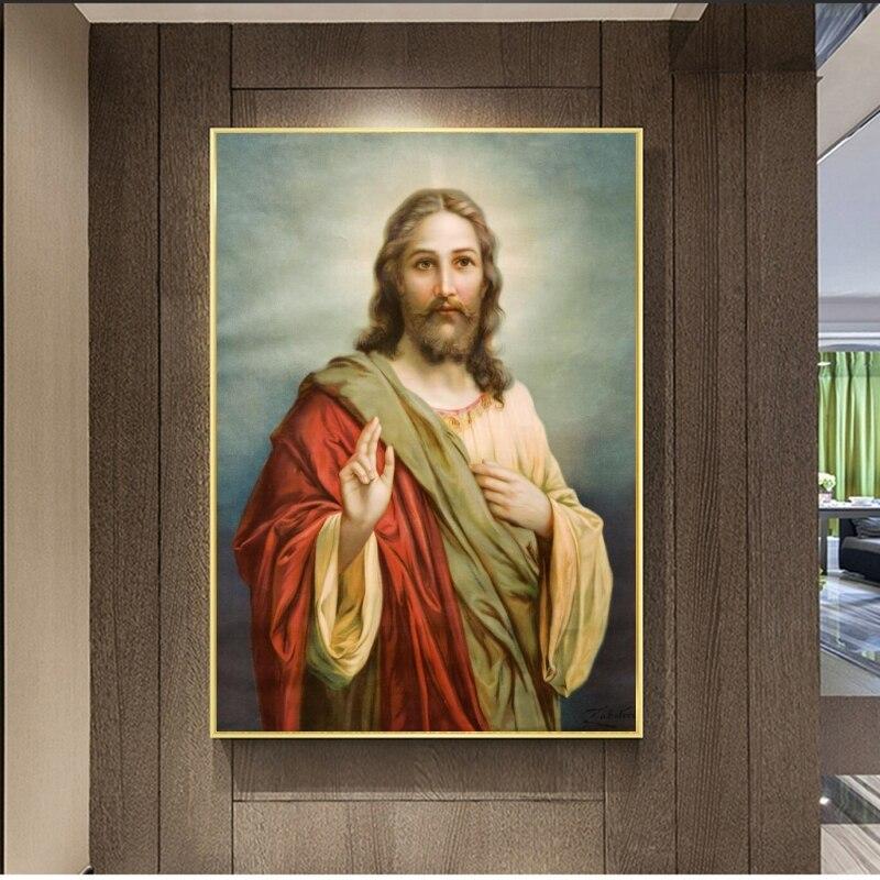 jesus portrait canvas