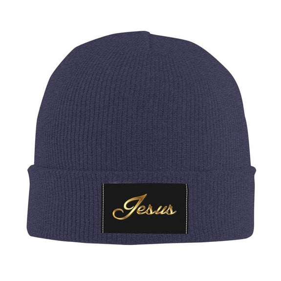 Jesus Script Beanie Hat