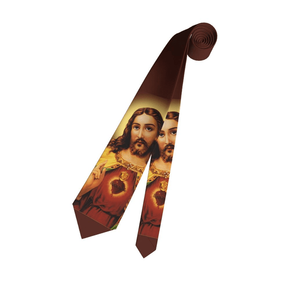 Jesus Christ Sacred Heart Necktie