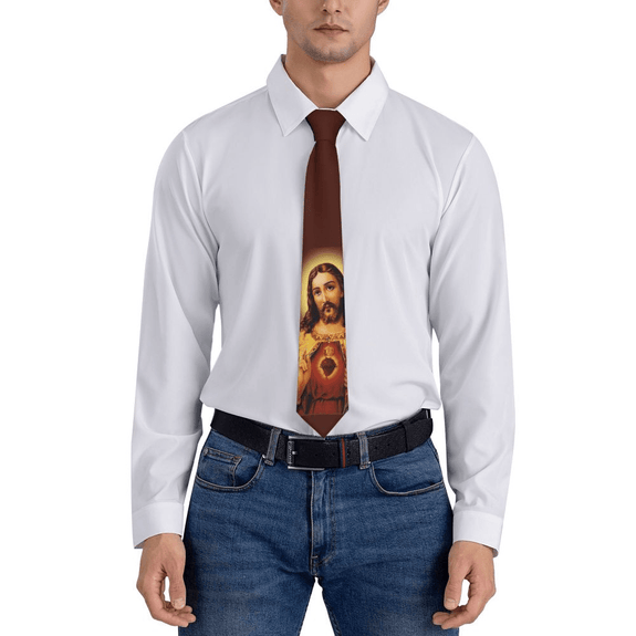 Jesus Christ Sacred Heart Necktie