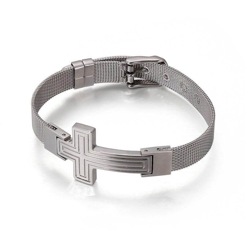 watch wristband cross bracelet