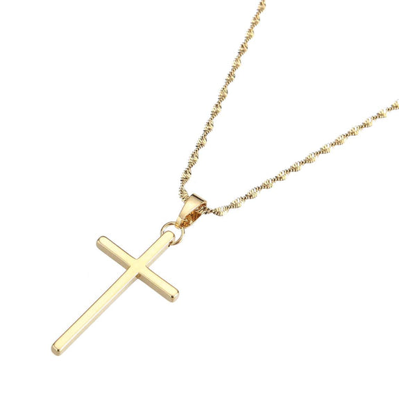 Minimalist Christian Cross Necklace