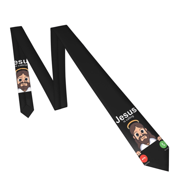 Novelty Jesus is Calling Necktie